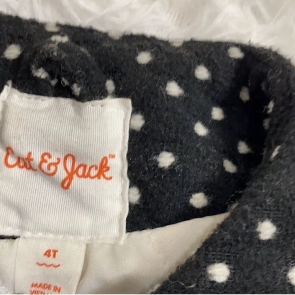 Cat & Jack Girls Polka Dot Jacket(Size 4t)